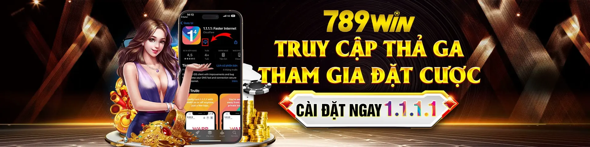 Truy cập thả ga tham gia đặt cược